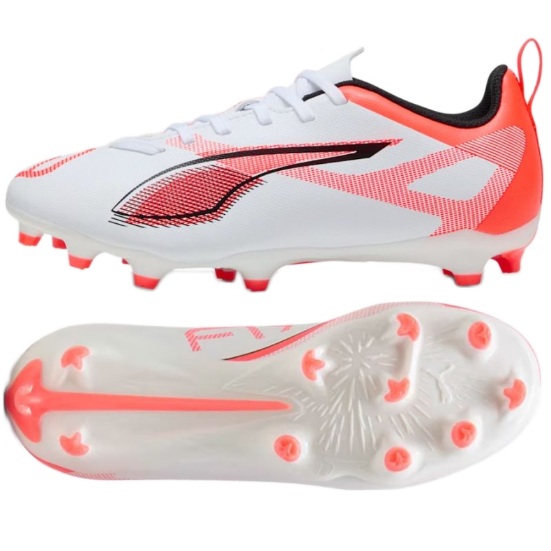 Buty Puma Ultra 5 Play FG/AG 108170-01 Biale białe