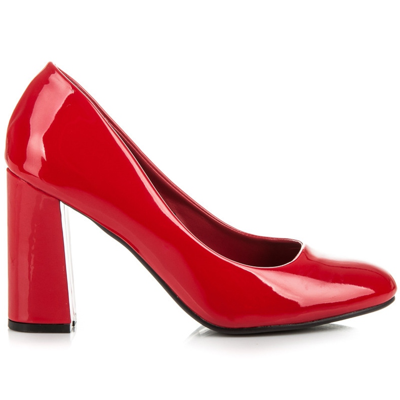 Seastar Czółenka Na Szerokim Słupku czerwone