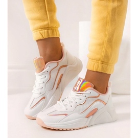 D/GMR Białe holograficzne sneakersy Ingram