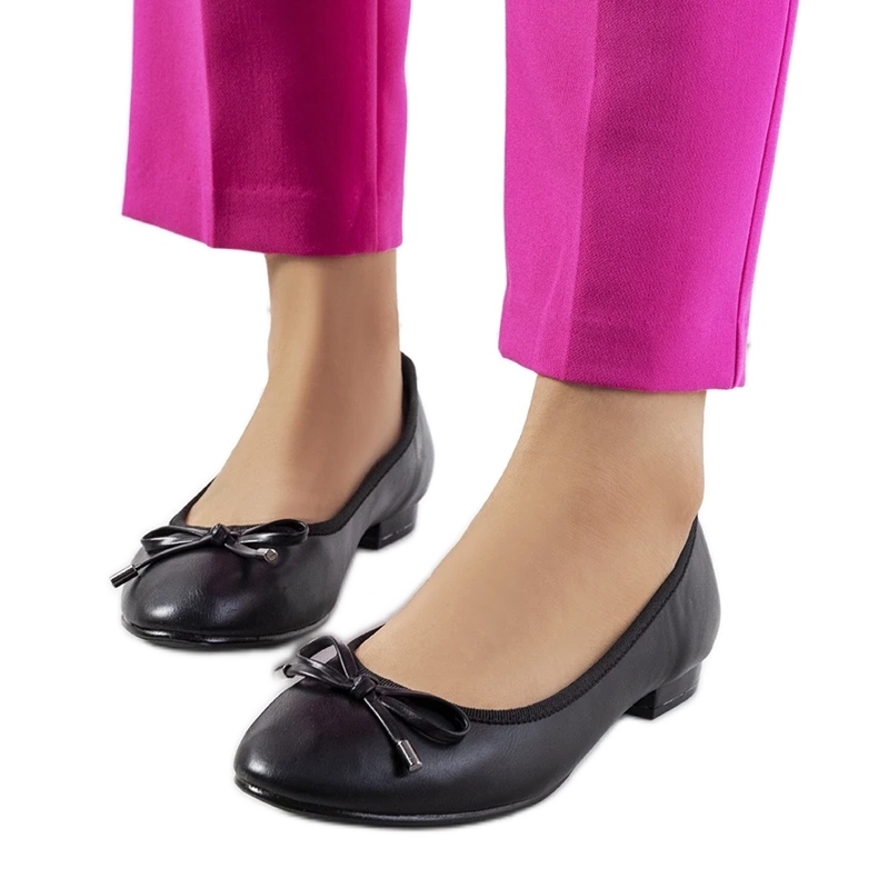 D/GMR Czarne baleriny Bitsi