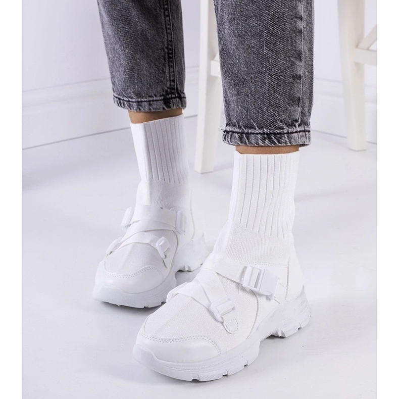 D/GMR Białe sneakersy Saker