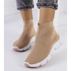 D/GMR Beżowe sneakersy Tenby beżowy