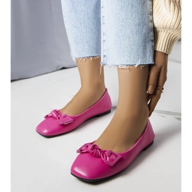 D/GMR Różowe balerinki z kokardką Tabitha