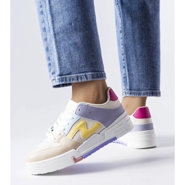 D/GMR Beżowe buty na grubszej podeszwie Harter beżowy