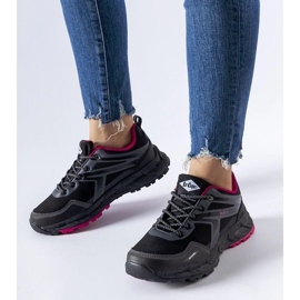 D/GMR Czarne sneakersy Aqua Shell LCJ-22-01-1370L