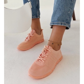 D/GMR Różowe materiałowe sneakersy Mairago