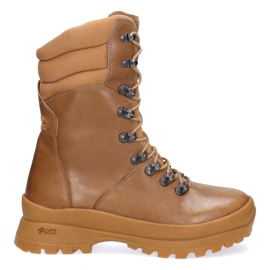 Buty trekkingowe taktyczne-myśliwskie Pollonus Rudy 6-0124-003 Basior jasny brązowy brązowe