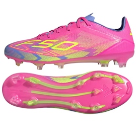 Buty piłkarskie adidas F50 Pro FG/MG JH6419 różowe