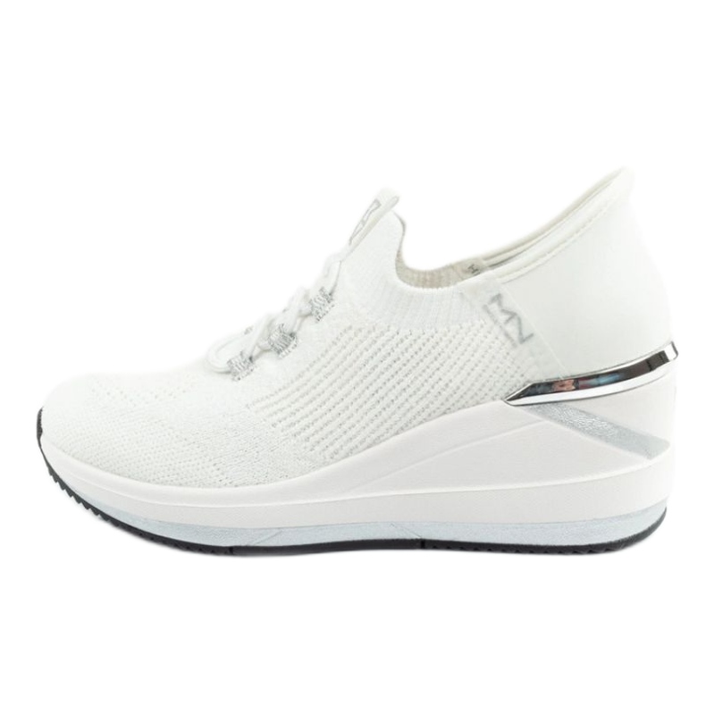 Buty Skechers The Triple-Dallis 177721/WHT damskie na koturnie białe