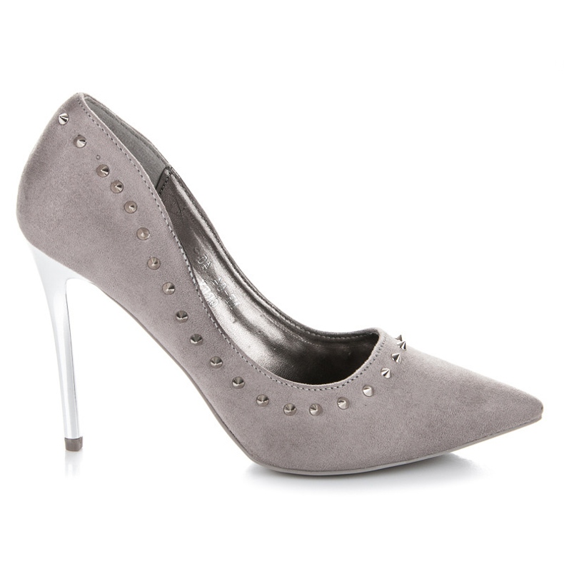 Seastar Szpilki Z Ćwiekami szare