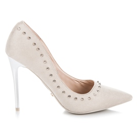 Seastar Szpilki z ćwiekami brązowe