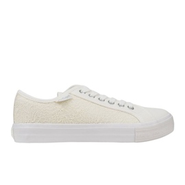 Buty Trampki Lee Cooper LCW-25-31-3422LA biała koronka białe