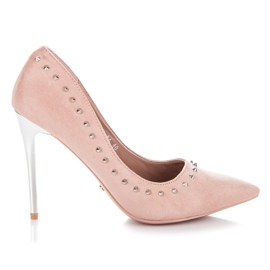 Seastar Szpilki z ćwiekami różowe