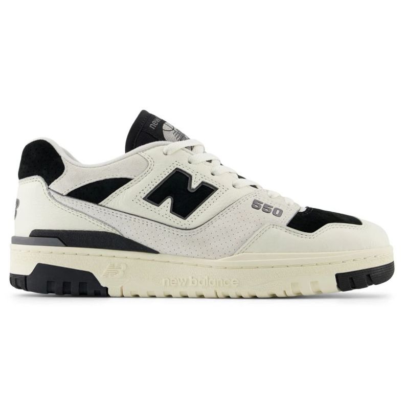 Buty New Balance unisex BB550LEG biało-czarne białe