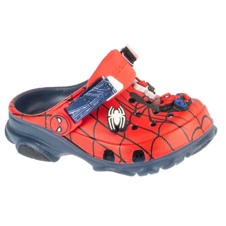 Klapki Crocs Spiderman All Terain Clog T 209258-410 czerwone