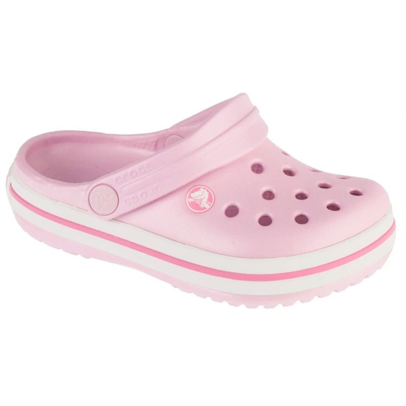 Klapki Crocs Crocband Clog K 207005-6GD różowe