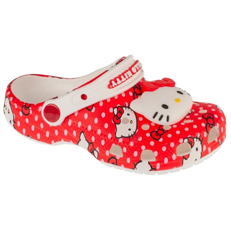 Klapki Crocs Classic Hello Kitty Red Clog K 210576-90H czerwone