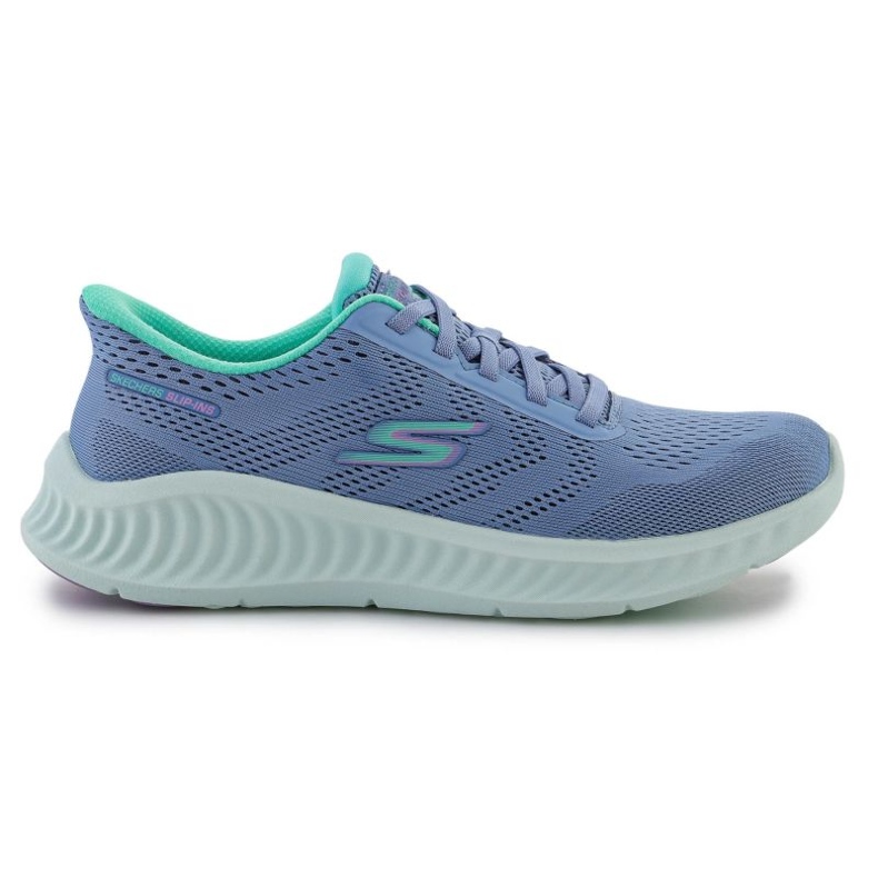 Buty Skechers Slip-ins: Go Walk Now - Khloe 125643-BLGR niebieskie