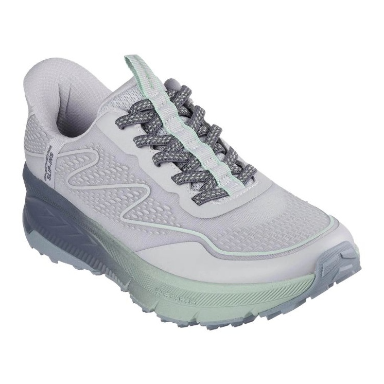 Buty Skechers Slip-ins Switch Back - Mist 180157-GYGR szare