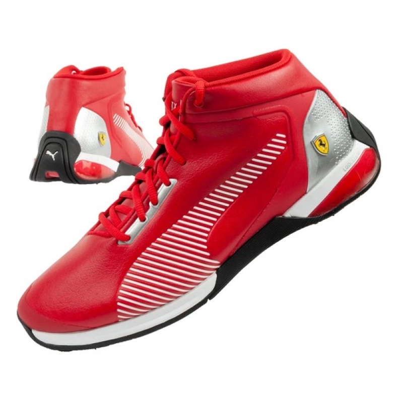 Buty Puma Ferrari Race Kart Cat-X Mid 306549 02 czerwone