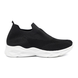 Buty sportowe damskie wsuwane czarne