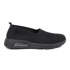 Shelvt Wygodne buty sportowe damskie czarne