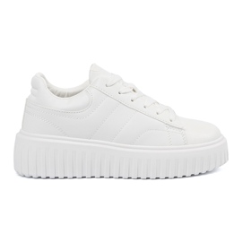 Shelvt Białe sneakersy sportowe damskie