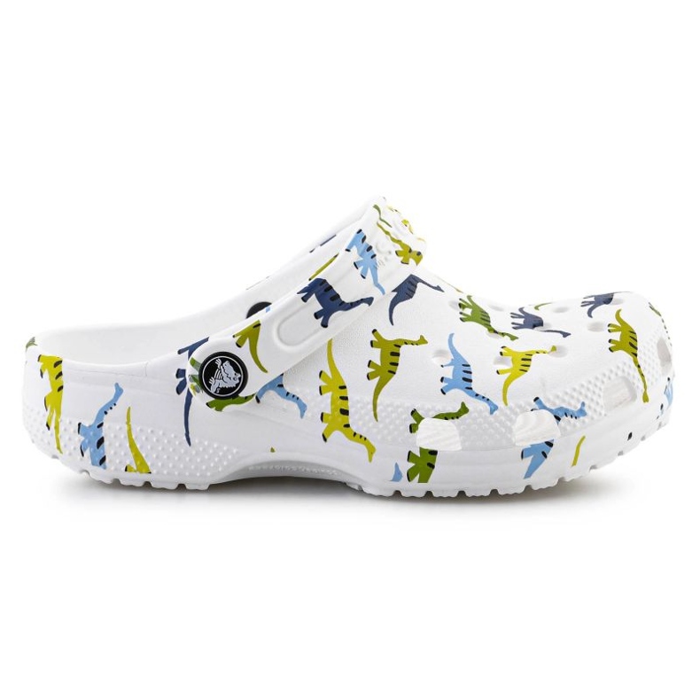 Chodaki dziecięce Crocs Classic Character Print Clog 209695-9DH białe
