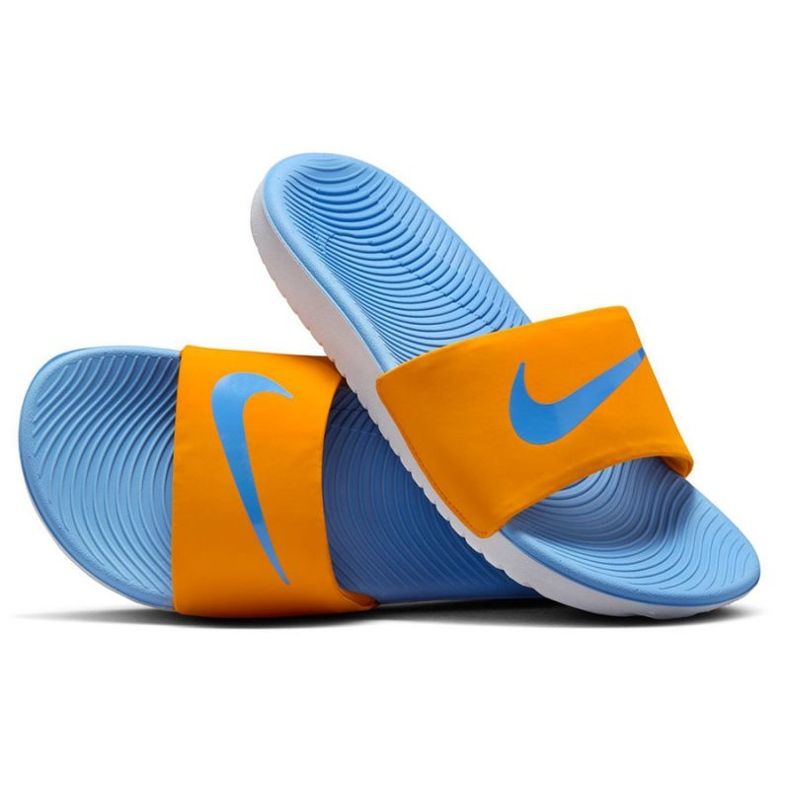 Klapki Nike Kawa  FJ8812-801 pomarańczowe