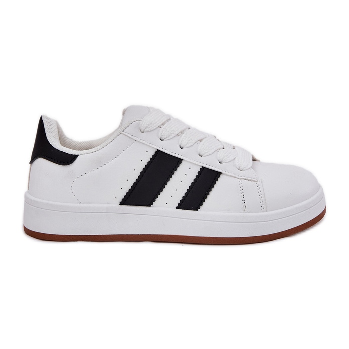 EVento Sneakersy Damskie Z Eko Skóry Białe