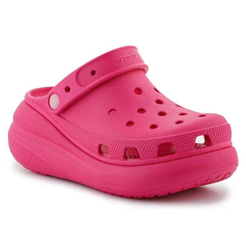 Klapki Crocs Classic Crush Clog 207521-6ZQ różowe