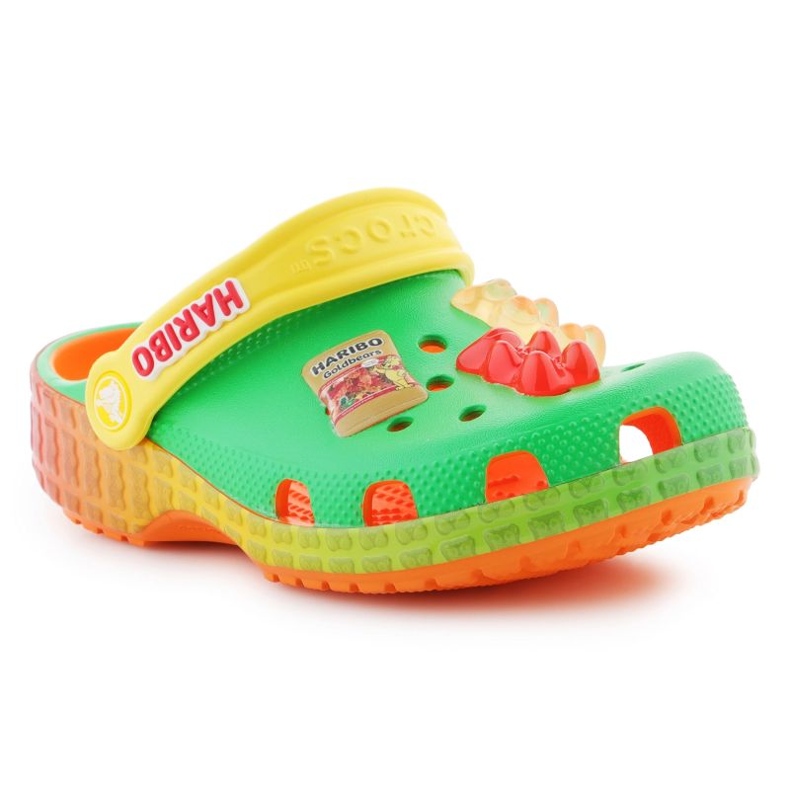Klapki Crocs Classic Haribo Clog 211145-90H zielone