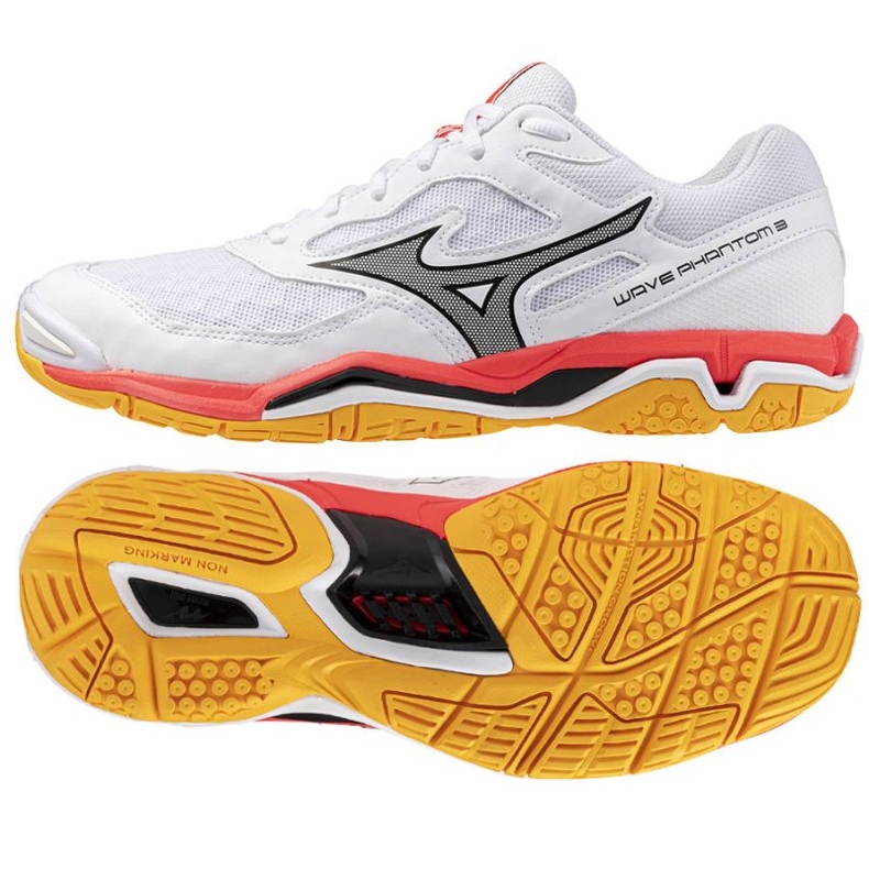 Buty do piłki ręcznej Mizuno Wave Phantom 3 X1GA226098 białe