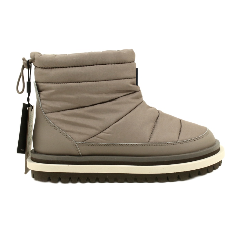 Botki damskie Tommy Hilfiger TJW Padded Flat Boot EN0EN02725 beżowy
