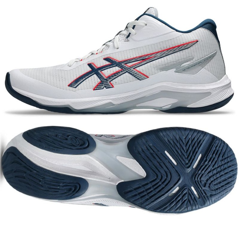 Buty Asics Netburner Ballstic Ff Mt 4 M 1051A090 101 białe