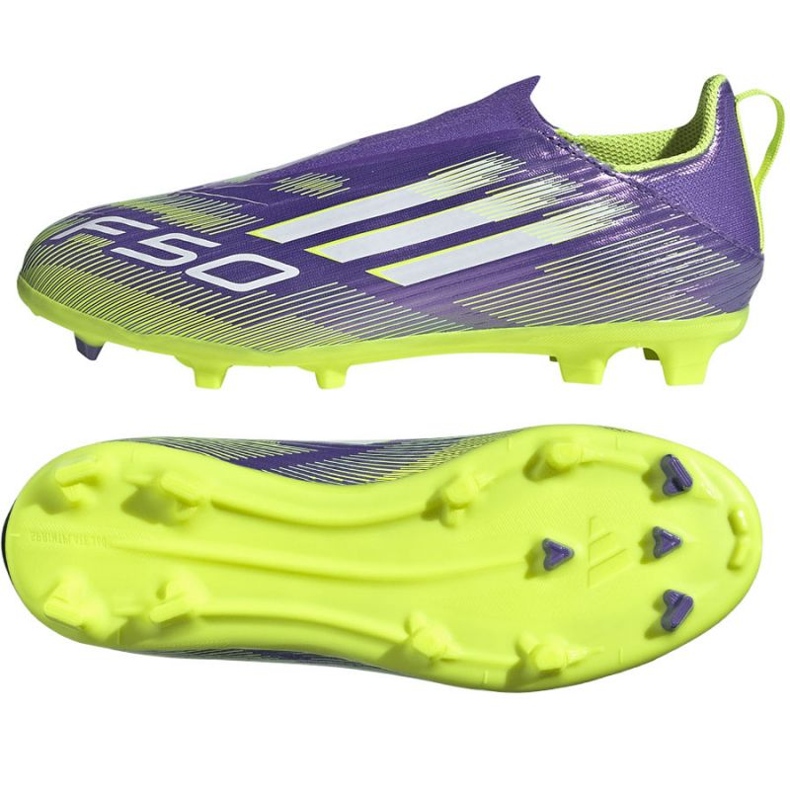 Buty adidas F50 League Ll Jr Tf JI0010 fioletowe