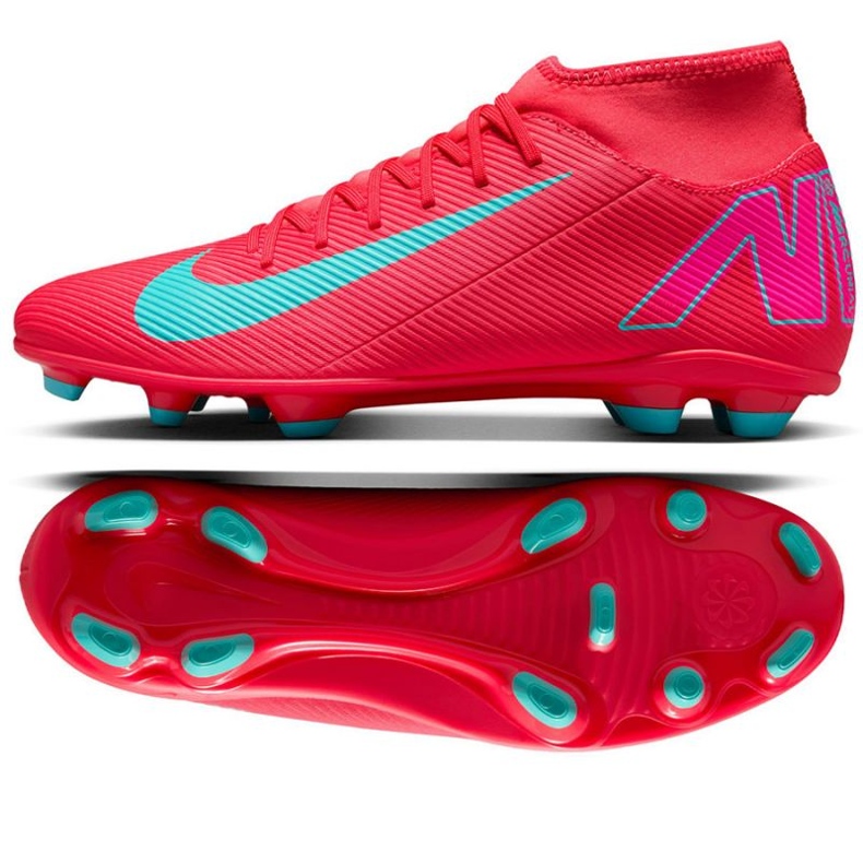 Buty Nike Mercurial Superfly 10 Club FG/MG FQ8314-800 pomarańczowe