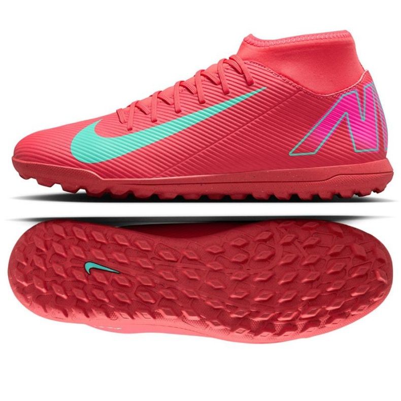 Buty Nike Mercurial Superfly 10 Club Tf FQ8317-800 pomarańczowe