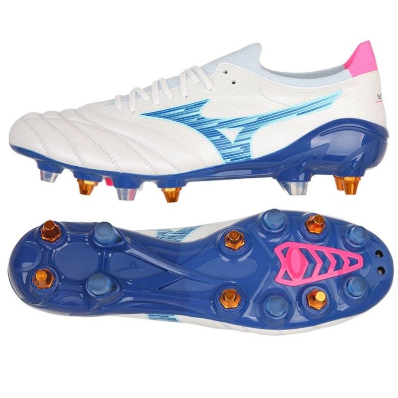 Buty Mizuno Morelia Neo Iv Beta Elite Sg M P1GC254225 białe