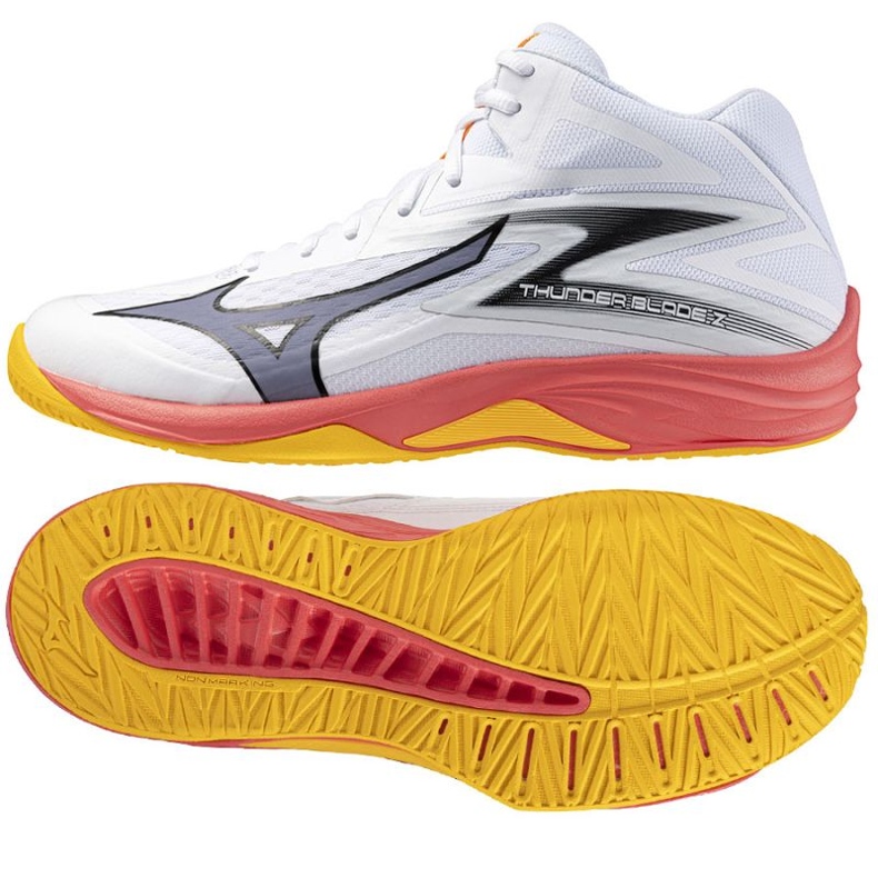 Buty Mizuno Thunder blade Z Mid V1GA237598 białe