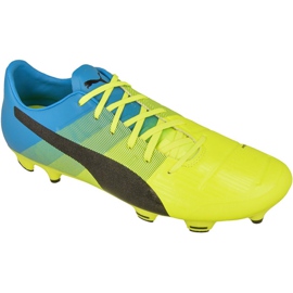 Buty piłkarskie Puma evoPOWER 2.3 Fg M 10352801 wielokolorowe żółte