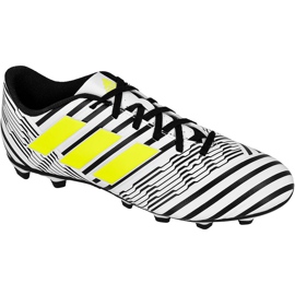 Buty piłkarskie adidas Nemeziz 17.4 FxG M S80606 wielokolorowe białe