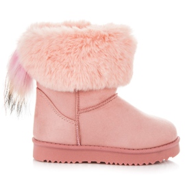 Kylie Dziecięce mukluki różowe