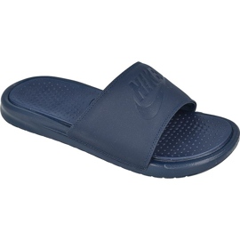 Klapki Nike Benassi Just Do It Ultra Premium M 818741-400 granatowe