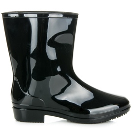 PA1 Lakierowane Kalosze czarne