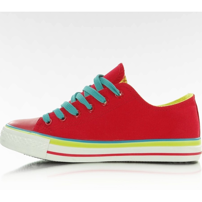 Trampki płócienne AN1177 czerwone