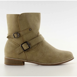 Botki cassual Y343 khaki