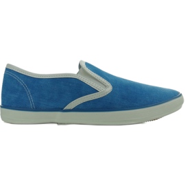 Trampki oldschool 6037 niebieskie