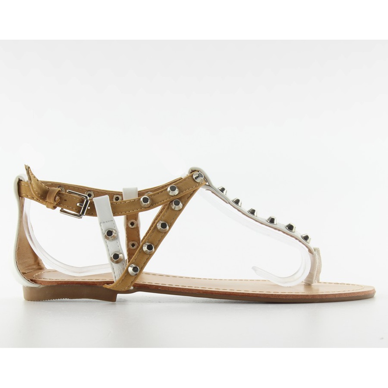 Sandałki japonki 8202-2 White białe