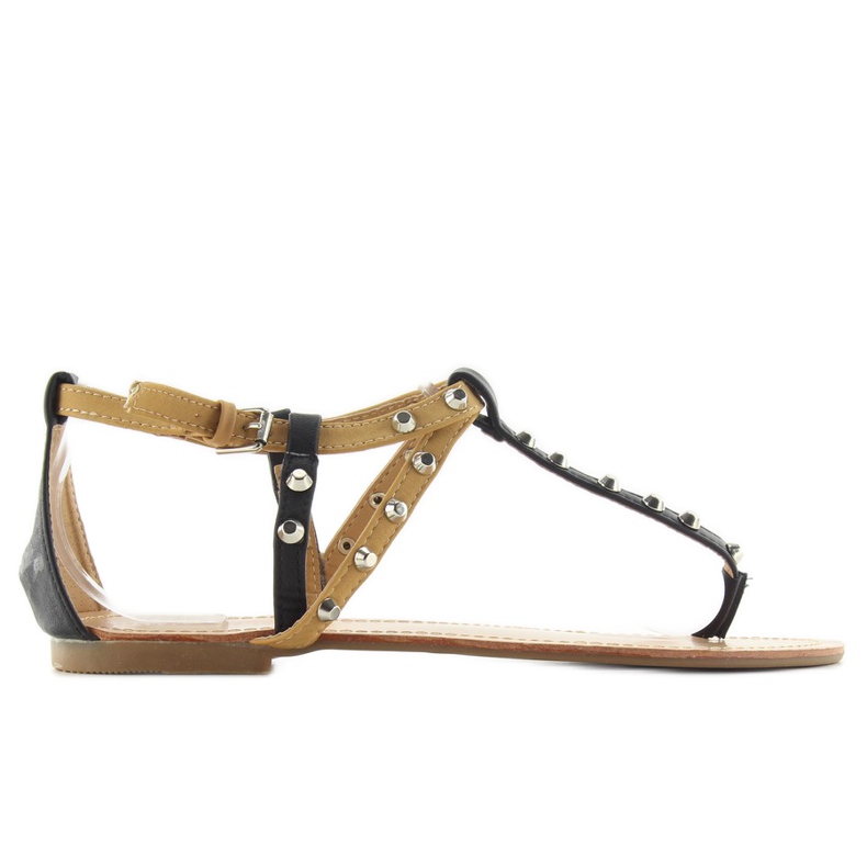 Sandałki japonki 8202-2 Black czarne